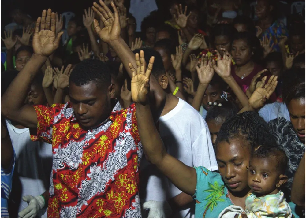 Popondetta Youth Revival Crusade gathering in 2025